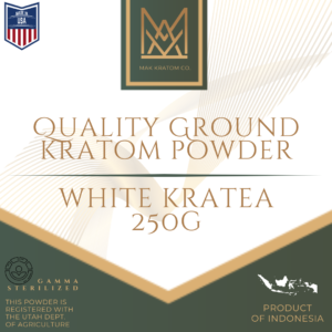 White Kratea 250G Ground Kratom Powder