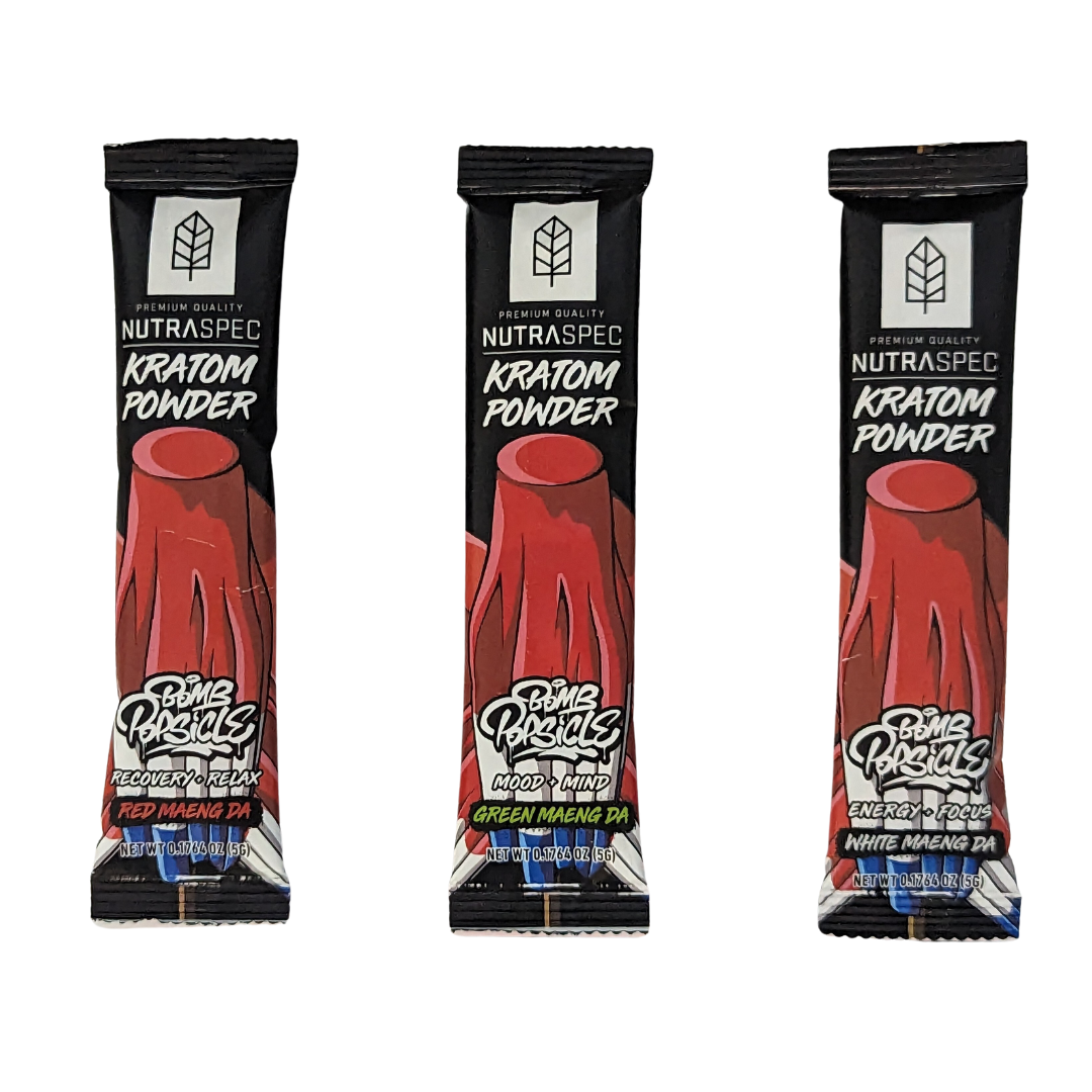 3 NutraSpec Kratom Powder - Bomb Popsicle